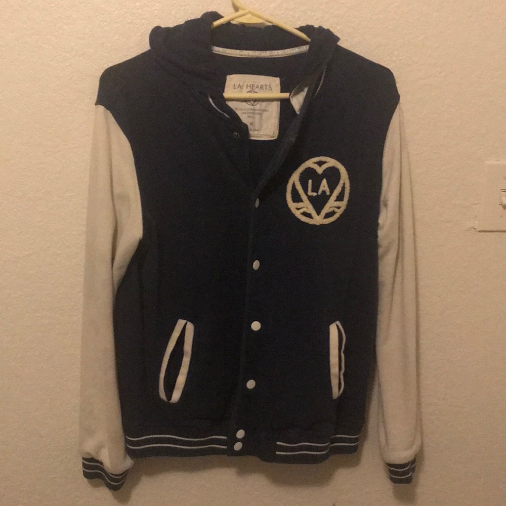 Thin letterman jacket